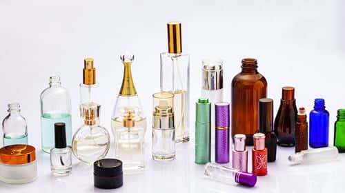 Custom glass perfume and dropper bottles for beauty brands