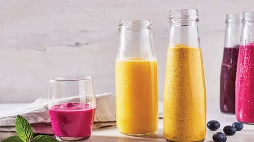 Custom glass juice bottles for beverage brands